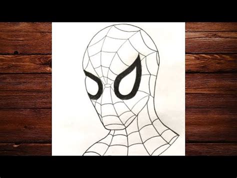 siyah örümcek adam çizimi